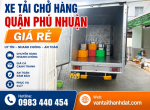 Xe Tải Chở Hàng Quận Phú Nhuận Uy Tín – Giá Tốt, Phục Vụ Nhanh 24/7